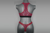 Senhora OEM de alta qualidade suti&atilde; e calcinha definir lingerie feminina (JMC25017)