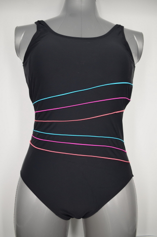 Maillot de bain une pi&egrave;ce OEM Color-Piped (JMC41025)