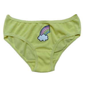 OEM Signature Girl's 100% Pure Cotton Print Brief