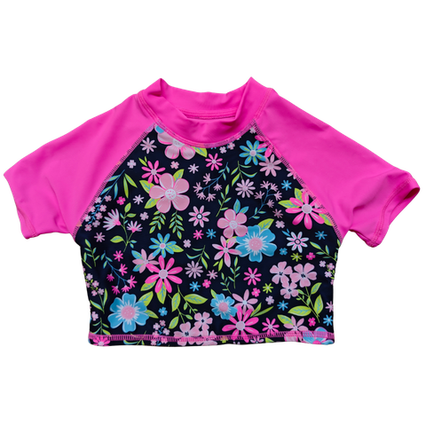 OEM dekliški dvodelni ščitnik proti izpuščaju z živahnim cvetjem