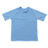 JMC4207 OEM hemelsblauwe Rash Guard met korte mouwen voor kinderen