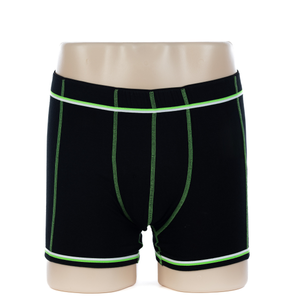 Mäns Solid Black Cotton Boxer av god kvalitet (JMC11054)