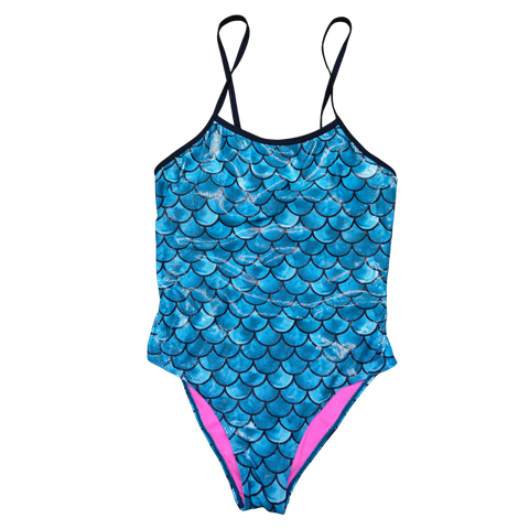 OEM Mermaid Scale Cut-Out Girls Badedrakt