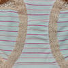 OEM M&auml;dchen-Slip mit gestreifter Spitze in Blush Ribbon