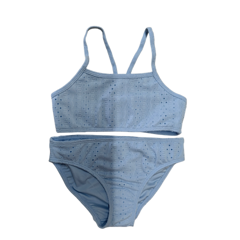 OEM Eyelet Pattern Girls երկու կտոր բիկինի հավաքածու