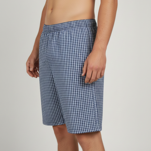 Pantaloncini da salotto traspiranti ultra morbidi in cotone spandex 95/5 da uomo OEM (JMC26010)