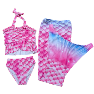 OEM Mermaid Princess Girls Tankini Set