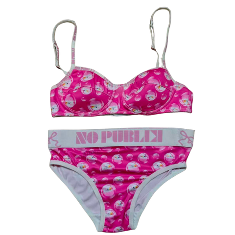 Komplet spodnjega perila OEM za deklice s potiskom mehurčkov