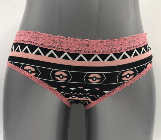 သက်တောင့်သက်သာရှိသော Lady Cotton Print Brief (JMC24126)