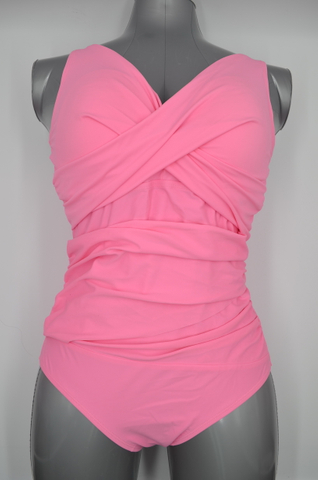 OEM Cross-Front Ruched yksiosainen uimapuku (JMC41024)