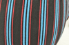Boxer neri da uomo OEM con strisce blu e rosse tinte in filo e cintura morbida (JMC11017)
