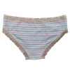 OEM M&auml;dchen-Slip mit gestreifter Spitze in Blush Ribbon