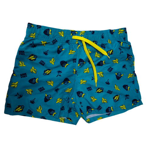 Μαγιό OEM Boys Monkey Vibes Teal μαγιό