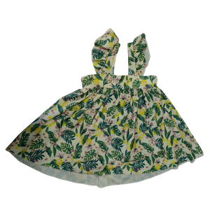 OEM Tropical Ruffle Girls' One-Piece Badedrakt