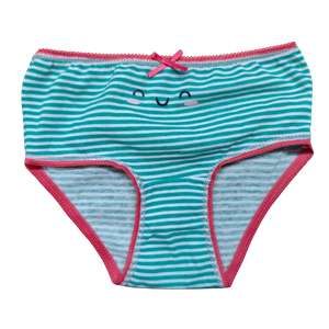 OEM Girl's Essential Pure Cotton Multi-Print Brief