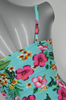 Costume da bagno intero stampato a fiori da donna personalizzabile OEM (JMC41005)
