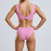 OEM V-Nek V-Nek Bra en Panty Set vir vroue